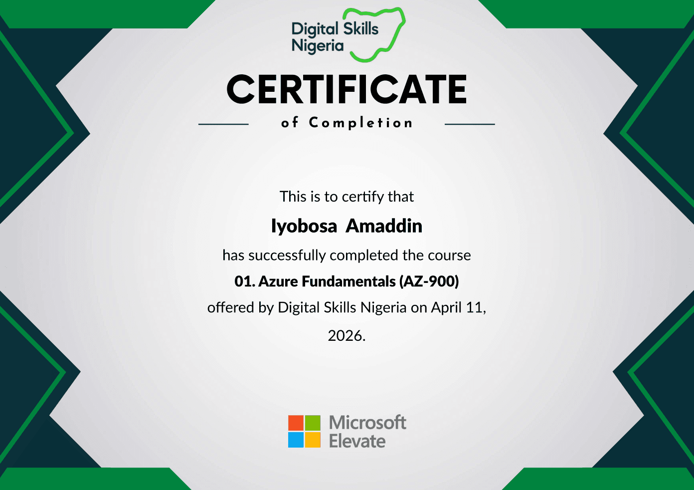 Microsoft Azure Fundamentals (AZ-900)