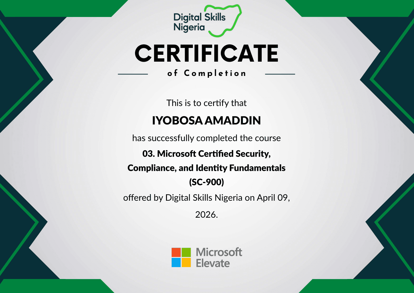 Microsoft Security, Compliance & Identity (SC-900)
