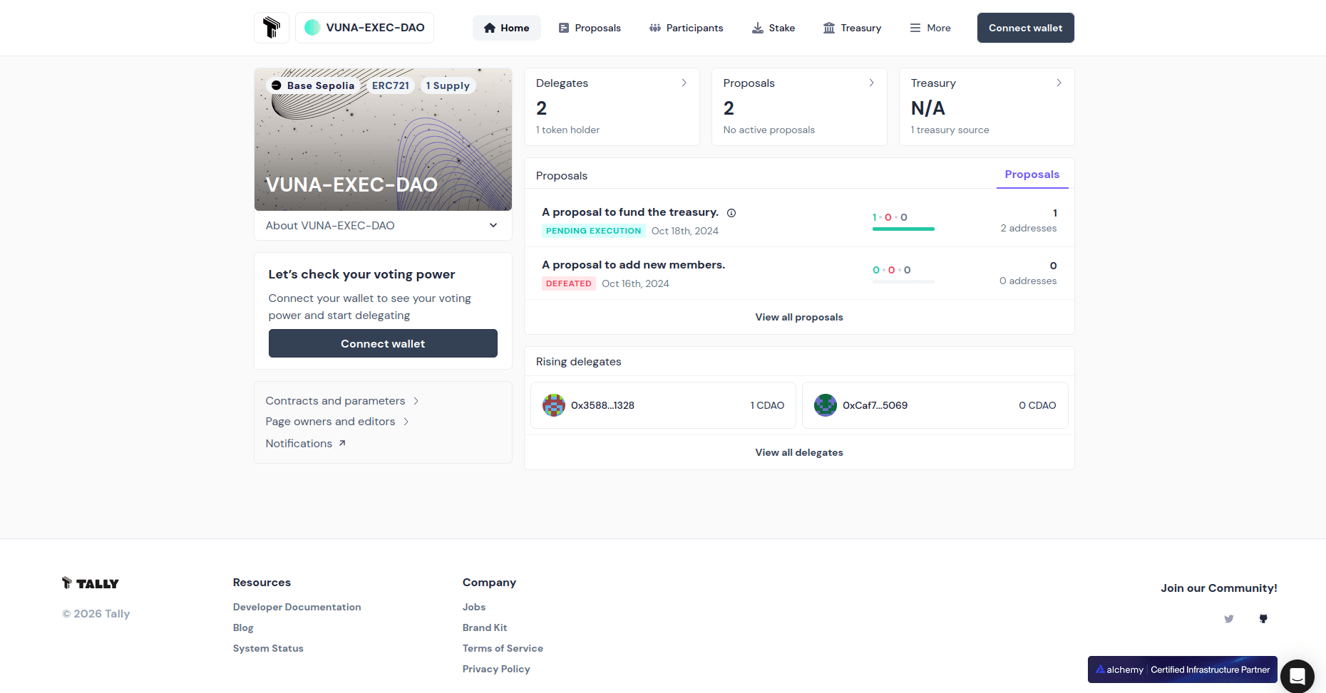 classDAO - Based Decentralized Autonomous Organization