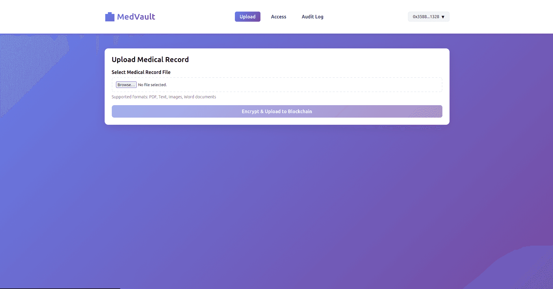MedVault - Emergency Medical Record Access System